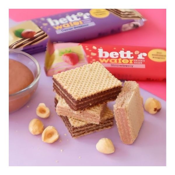 Cashew & Strawberry Cream Wafer